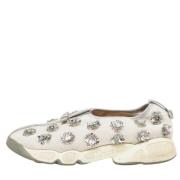 Pre-owned Mesh sneakers Dior Vintage , White , Dames