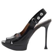 Pre-owned Leather sandals Marni Pre-owned , Black , Dames
