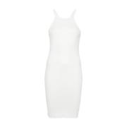 Drkshdw Witte Jurk Rick Owens , White , Dames