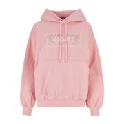 Roze katoenen sweatshirt Versace , Pink , Dames