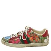Pre-owned Coated canvas sneakers Gucci Vintage , Multicolor , Dames