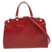 Pre-owned Leather louis-vuitton-bags Louis Vuitton Vintage , Red , Dam...