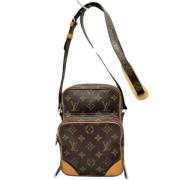 Pre-owned Canvas shoulder-bags Louis Vuitton Vintage , Brown , Dames