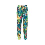 Cargo broek met bloemenprint Liu Jo , Multicolor , Dames