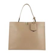 Pre-owned Leather balenciaga-bags Balenciaga Vintage , Beige , Dames