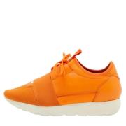 Pre-owned Leather sneakers Balenciaga Vintage , Orange , Dames