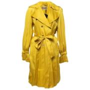 Pre-owned Silk outerwear Dolce & Gabbana Pre-owned , Yellow , Dames