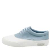 Pre-owned Leather sneakers Miu Miu Pre-owned , Blue , Dames