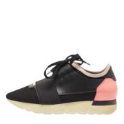 Pre-owned Leather sneakers Balenciaga Vintage , Black , Dames