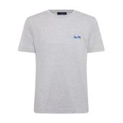 Parel Grijs Katoenen T-Shirt Kiton , Gray , Heren