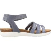 Stijlvolle Platte Sandalen voor Vrouwen Clarks , Blue , Dames