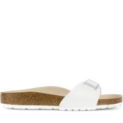 Witte synthetische sliders voor vrouwen Birkenstock , White , Dames