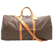 Pre-owned Canvas handbags Louis Vuitton Vintage , Brown , Dames