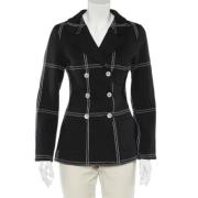 Pre-owned Cotton outerwear Dolce & Gabbana Pre-owned , Black , Dames