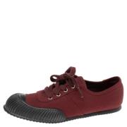 Pre-owned Canvas sneakers Prada Vintage , Red , Dames