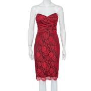 Pre-owned Lace dresses Dolce & Gabbana Pre-owned , Red , Dames