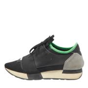 Pre-owned Leather sneakers Balenciaga Vintage , Black , Dames