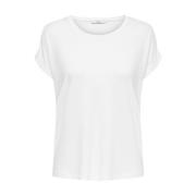 Stijlvolle T-shirt Only , White , Dames