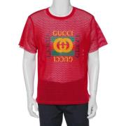 Pre-owned Mesh tops Gucci Vintage , Red , Dames