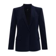 Blazer met puntige revers Theory , Blue , Dames