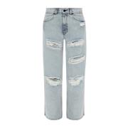 Lathi jeans The Mannei , Blue , Dames