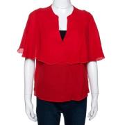 Pre-owned Silk tops Giambattista Valli Pre-owned , Red , Dames
