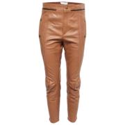 Pre-owned Leather bottoms Chloé Pre-owned , Brown , Dames
