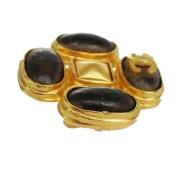 Pre-owned Yellow Gold brooches Chanel Vintage , Yellow , Dames