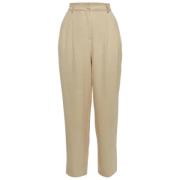 Pre-owned Fabric bottoms Chloé Pre-owned , Beige , Dames