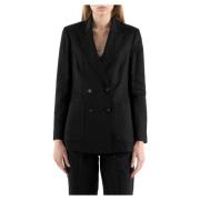 Jackets Tela , Black , Dames