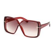 Klassieke zonnebril met accessoires Tom Ford , Red , Dames
