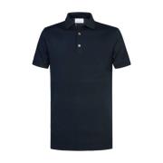 Navy Polo Shirt Profuomo , Blue , Heren