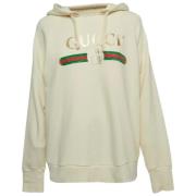 Pre-owned Knit tops Gucci Vintage , Beige , Dames