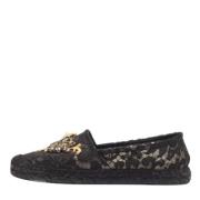 Pre-owned Lace flats Dolce & Gabbana Pre-owned , Black , Dames