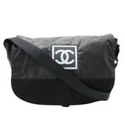 Pre-owned Canvas chanel-bags Chanel Vintage , Black , Dames