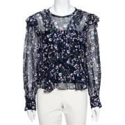 Pre-owned Silk tops Isabel Marant Pre-owned , Blue , Dames