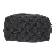 Pre-owned Canvas clutches Gucci Vintage , Black , Dames
