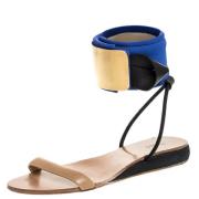 Pre-owned Leather sandals Chloé Pre-owned , Beige , Dames