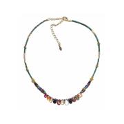 Romane Aldo Turkoois en Saffier Ketting Gachon Pothier , Multicolor , ...