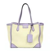 Pre-owned Canvas totes Gucci Vintage , Beige , Dames