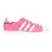 Roze Damessneakers met Witte Strepen Adidas Originals , Pink , Dames
