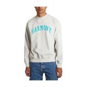 Universiteit Sweatshirt van biologisch katoen Harmony , Gray , Heren