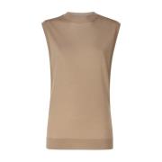 Beige Katoenen Truien Sportmax , Beige , Dames