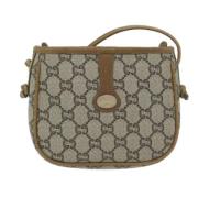 Pre-owned Canvas gucci-bags Gucci Vintage , Beige , Dames