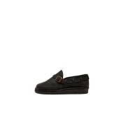 Zwarte Leren Derbies Yogi Footwear , Black , Heren