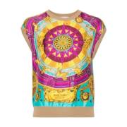 Horoscoop Print Sweaters Moschino , Multicolor , Dames