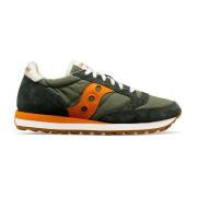 Groene Sneakers met Stonewash Design Saucony , Multicolor , Heren