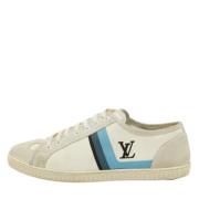 Pre-owned Canvas sneakers Louis Vuitton Vintage , Gray , Dames