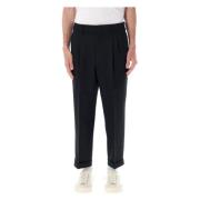 Trousers Ami Paris , Black , Heren