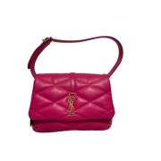 Pre-owned Leather handbags Yves Saint Laurent Vintage , Pink , Dames